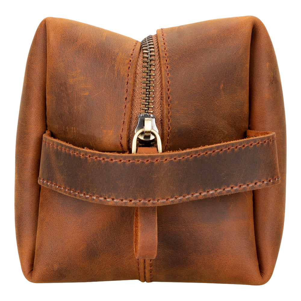 Galli Leather Dopp Kit, Large