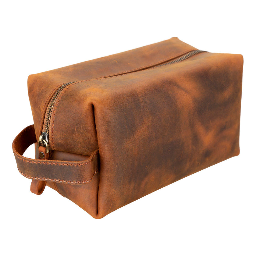 Galli Leather Dopp Kit, Large
